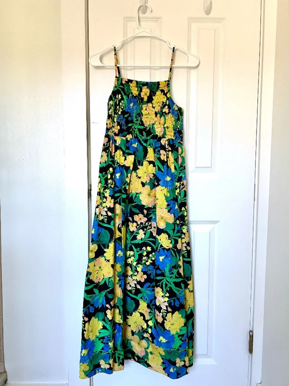 Topshop Floral Smock Dress Size Small - Picture 2 of 6